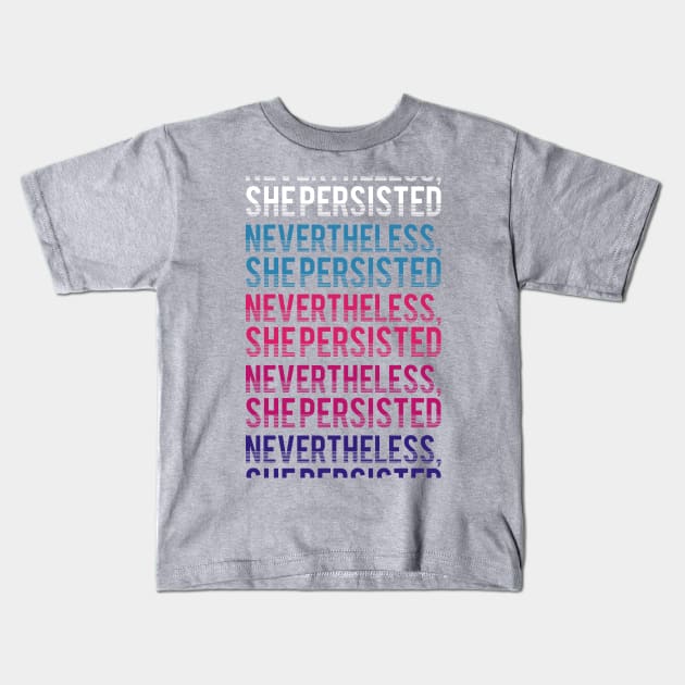 nevertheless, she persisted - long Kids T-Shirt by ellembee